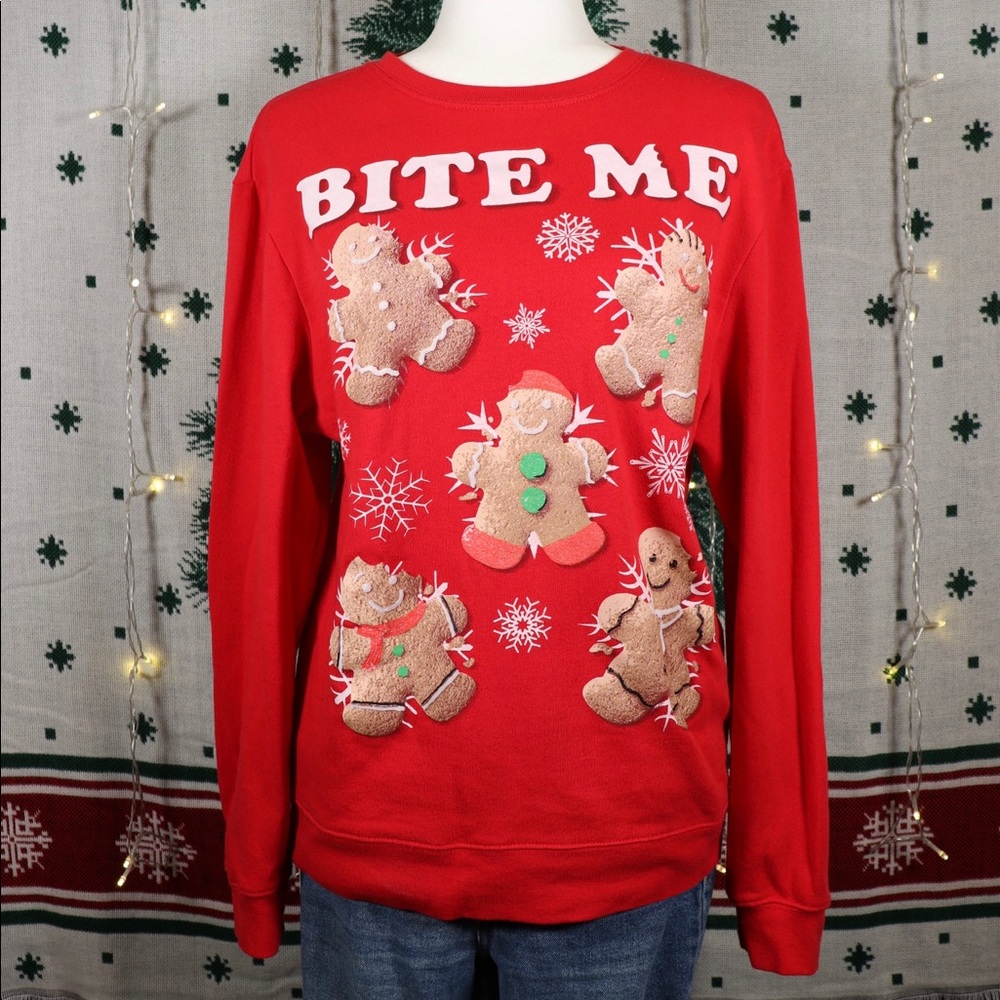 Gingerbread Man Christmas Sweater